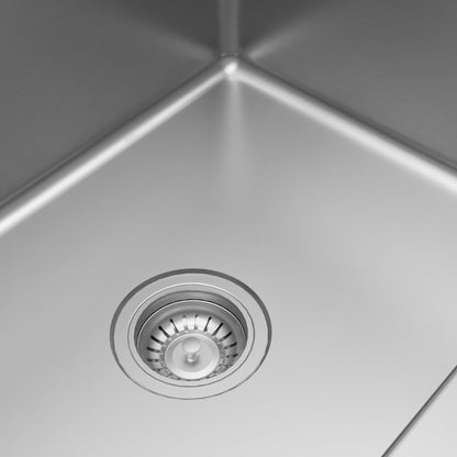 Lansen 25" Top Mount 18 Gauge Single Bowl Stainless Steel Sink with Accessories