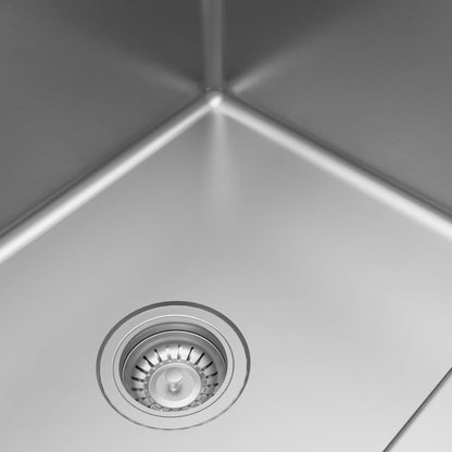 Lansen 24" Undermount 18 Gauge Single Bowl Stainless Steel Sink with Accessories
