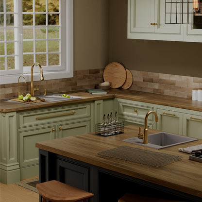 33" Top Mount Single Bowl Quartz Kitchen Sink Kit In Grey