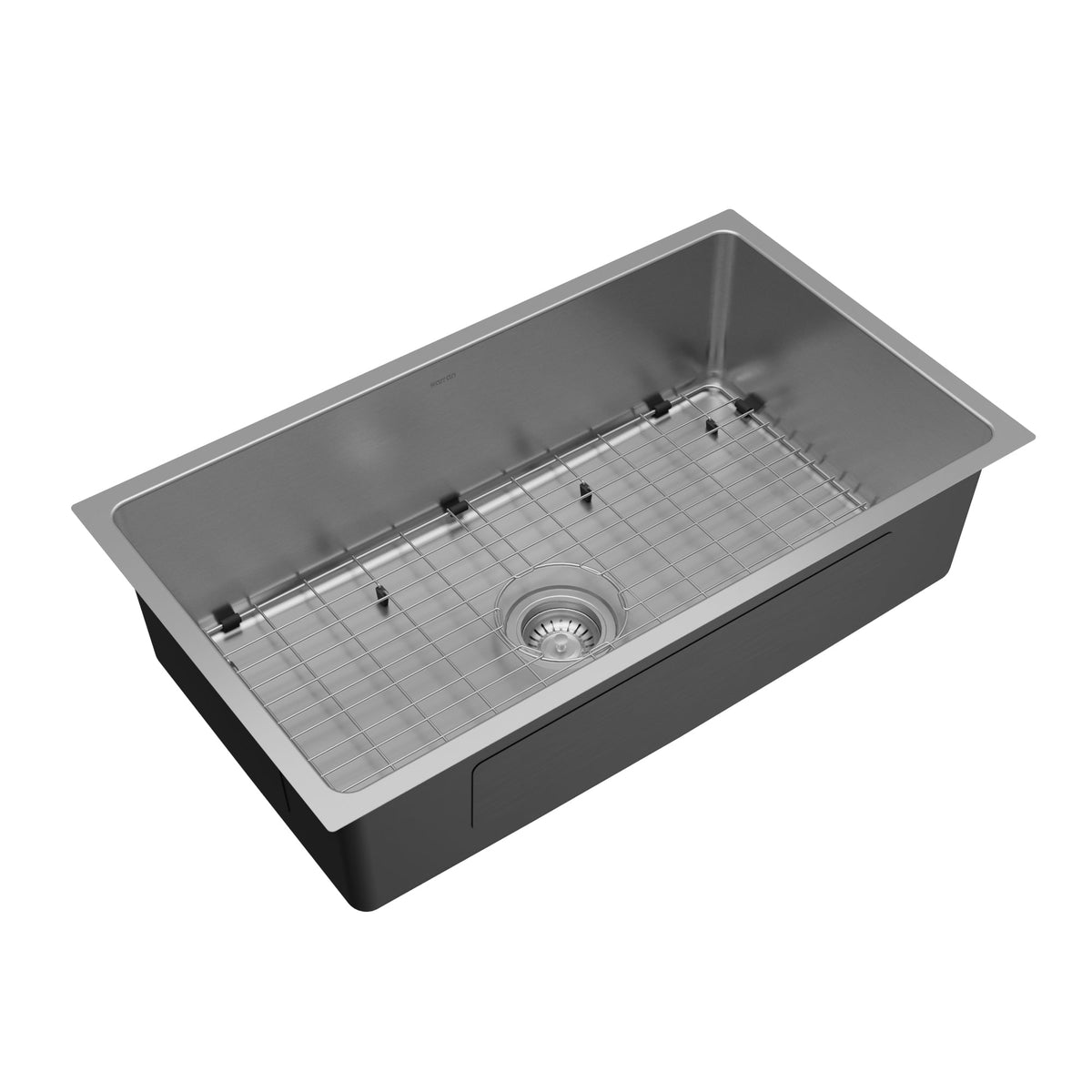 Lansen 32" Undermount 18 Gauge Single Bowl Stainless Steel Sink with Accessories