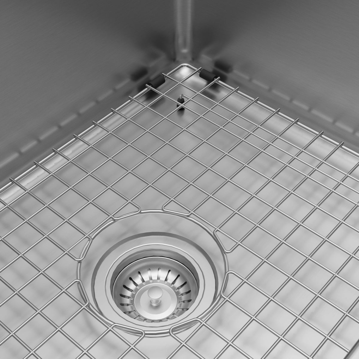 Lansen 25" Top Mount 18 Gauge Single Bowl Stainless Steel Sink with Accessories