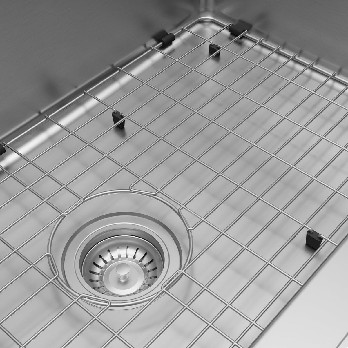 Lansen 33" Top Mount 18 Gauge Single Bowl Stainless Steel Sink with Accessories