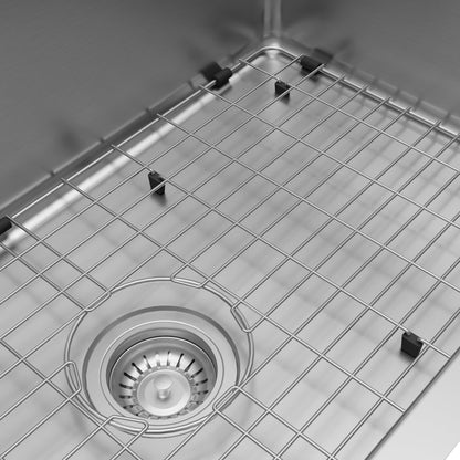 Lansen 32" Undermount 18 Gauge Single Bowl Stainless Steel Sink with Accessories