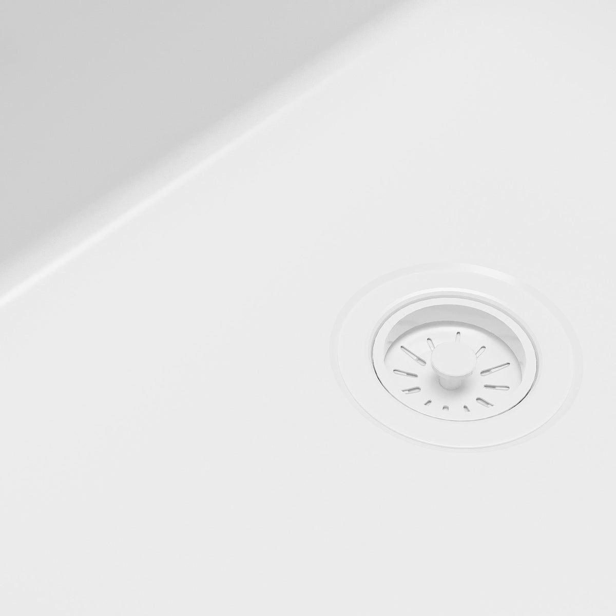 Fireclay 30" Reversible Apron Front Single Bowl Kitchen Sink In White