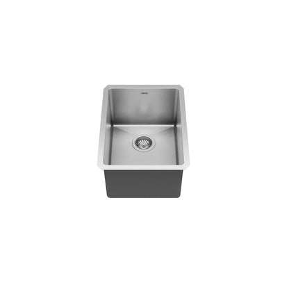 Elite 15" Undermount 16 Gauge Single Bowl Stainless Steel Kitchen Sink with Accessories