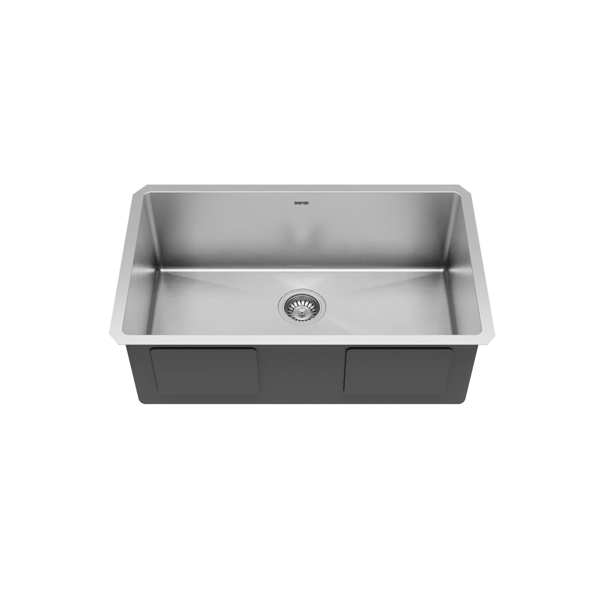 Elite 30" Undermount 16 Gauge Single Bowl Stainless Steel Kitchen Sink with Accessories