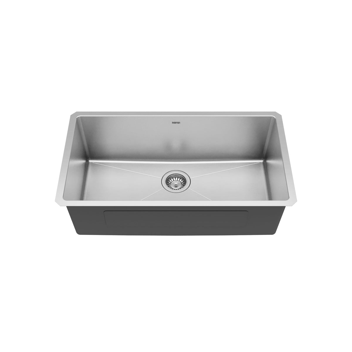 Elite 32" Undermount 16 Gauge Single Bowl Stainless Steel Sink with Accessories