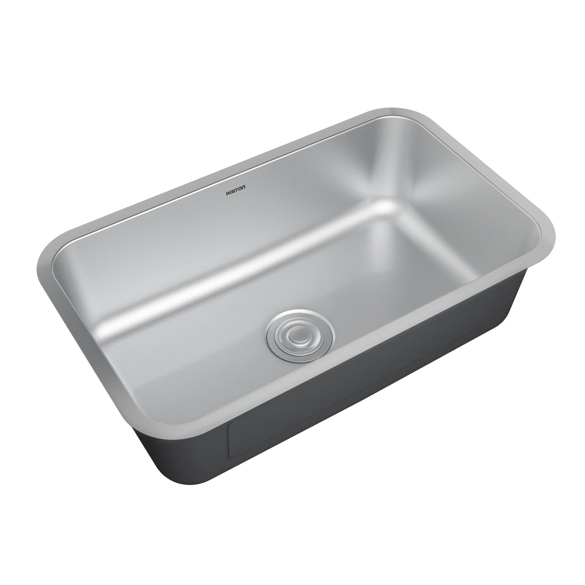 Profile 30" Undermount 18 Gauge Single Bowl Stainless Steel Kitchen Sink with Accessories
