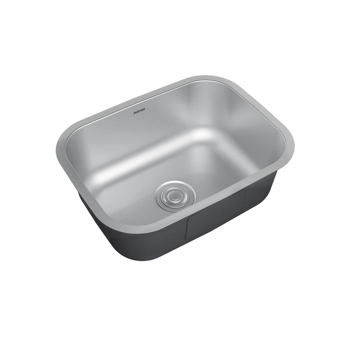 Profile 23" Undermount 18 Gauge Single Bowl Stainless Steel Kitchen Sink with Accessories