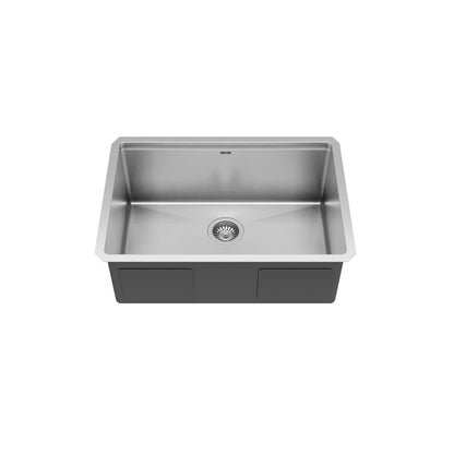 27" Undermount Single Bowl Stainless Steel Workstation Kitchen Sink