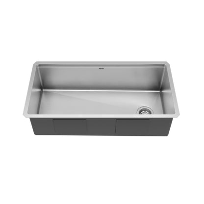 36" Undermount Large Single Bowl Stainless Steel Workstation Kitchen Sink