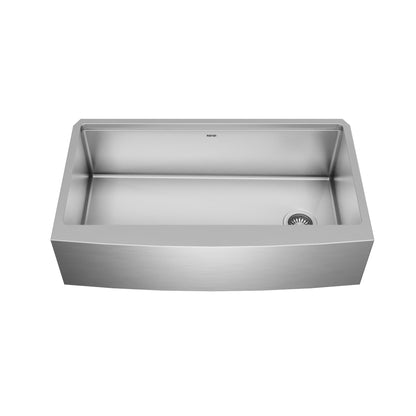 36" Farmhouse Large Single Bowl Stainless Steel Workstation Kitchen Sink