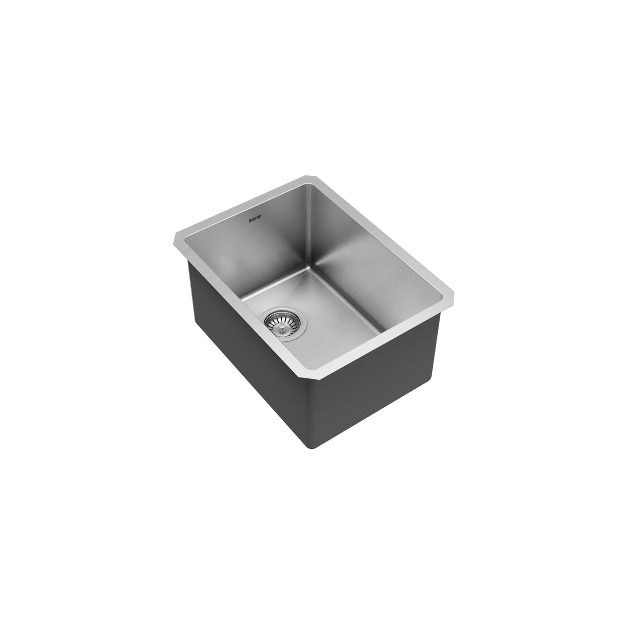 Elite 15" Undermount 16 Gauge Single Bowl Stainless Steel Kitchen Sink with Accessories