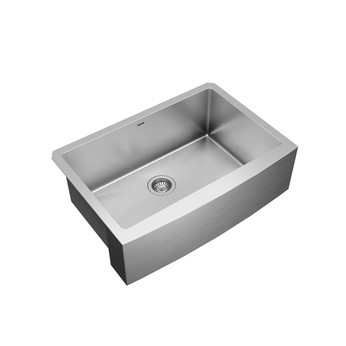 30" Farmhouse Large Single Bowl Stainless Steel Kitchen Sink Kit