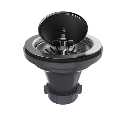 3-1/2" Basket Strainer With Cover In Stainless Steel