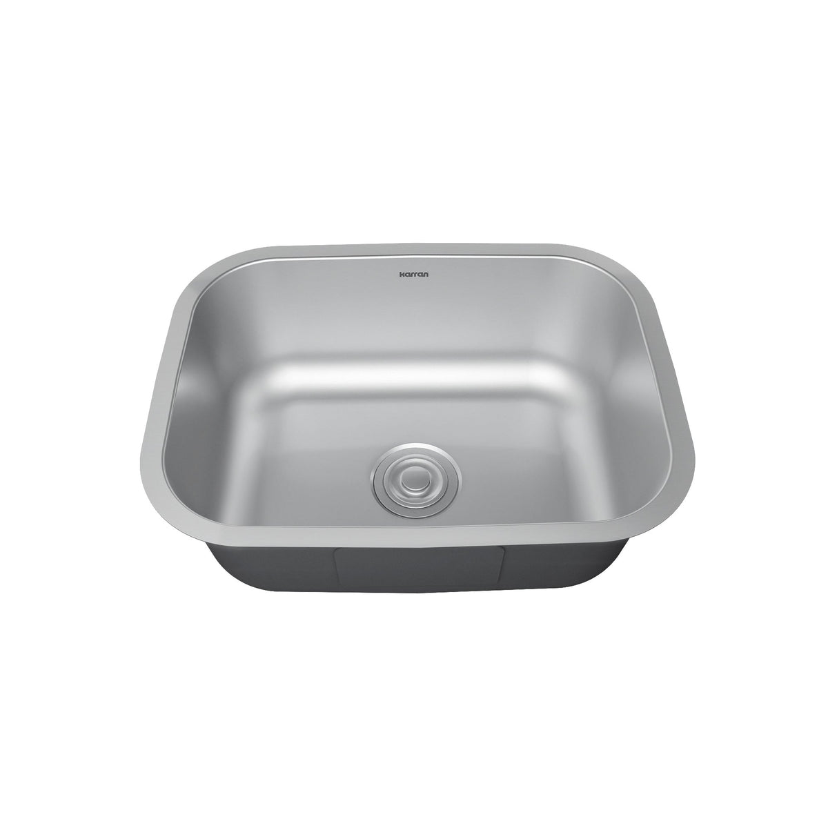 Profile 23" Undermount 18 Gauge Single Bowl Stainless Steel Kitchen Sink with Accessories