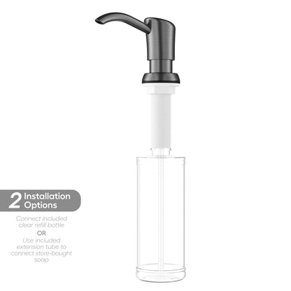 Karran SD45 Soap Dispenser In Spot-Free Gunmetal Grey