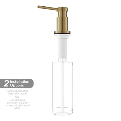 Karran SD55 Soap Dispenser In Spot-Free Brushed Gold