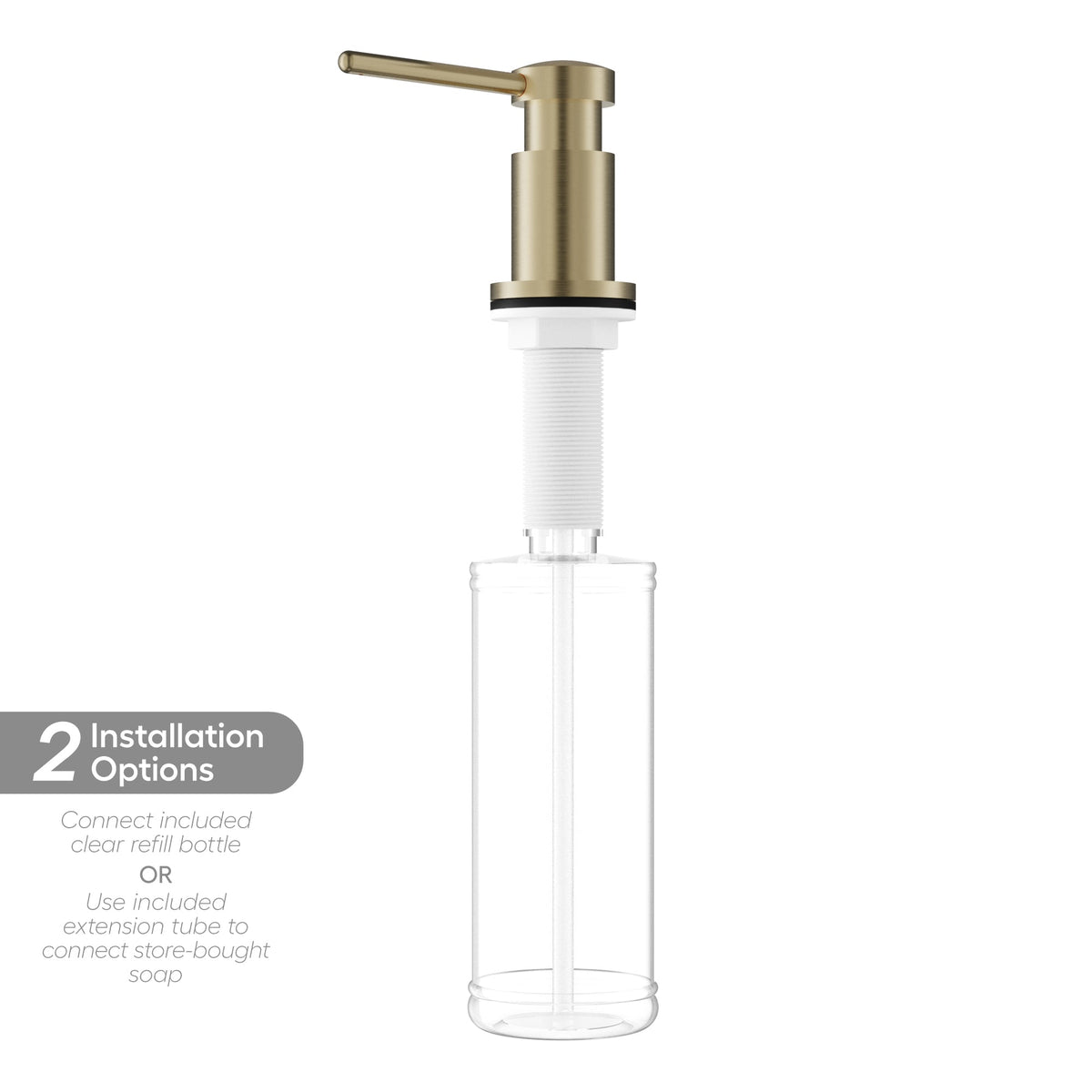 Karran SD55 Soap Dispenser In Spot-Free Champagne Bronze