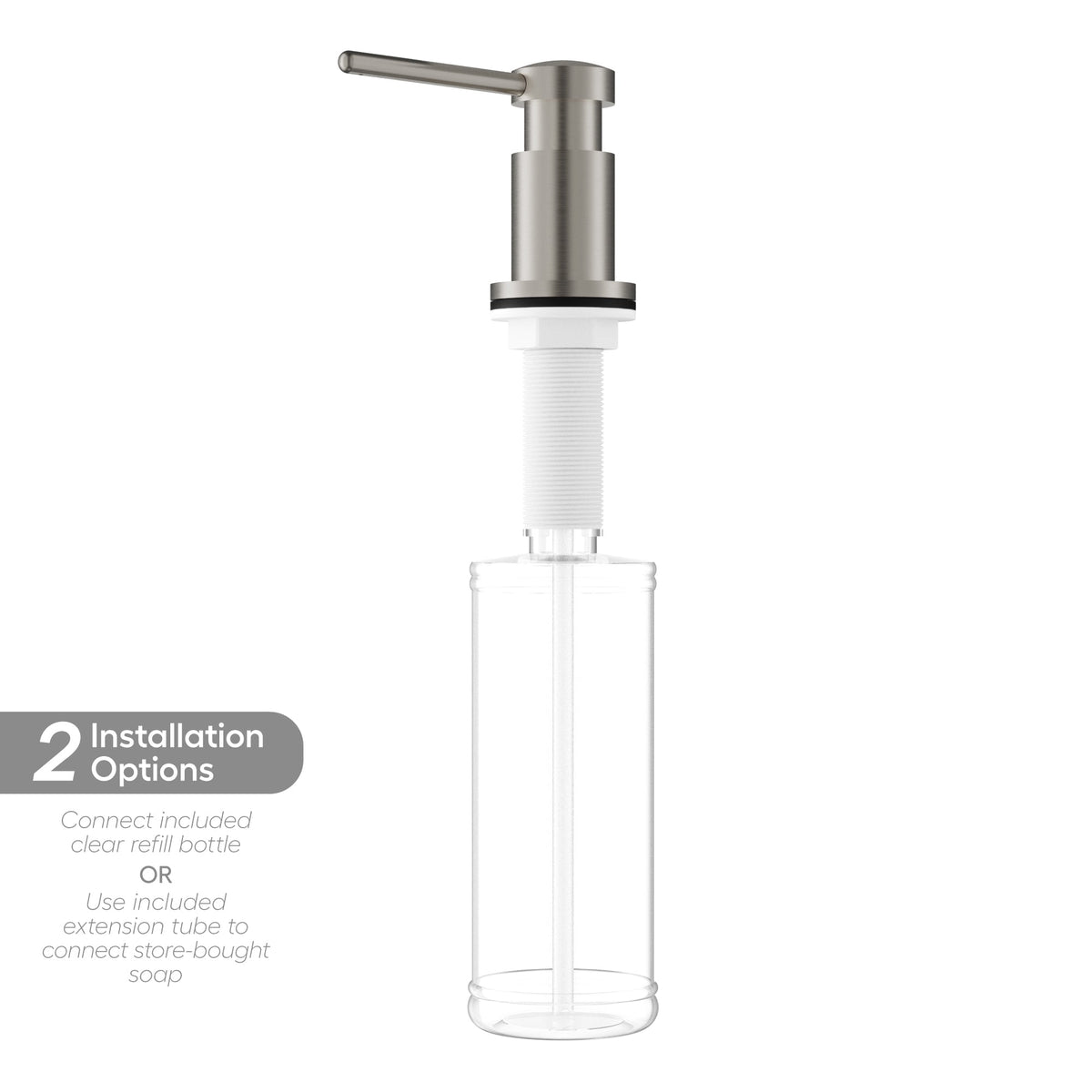 Karran SD55 Soap Dispenser In Spot-Free Stainless Steel