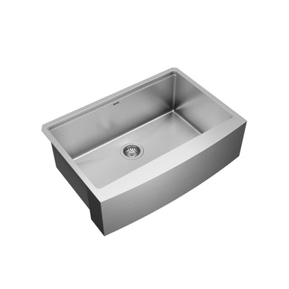 30" Farmhouse Large Single Bowl Stainless Steel Workstation Kitchen Sink