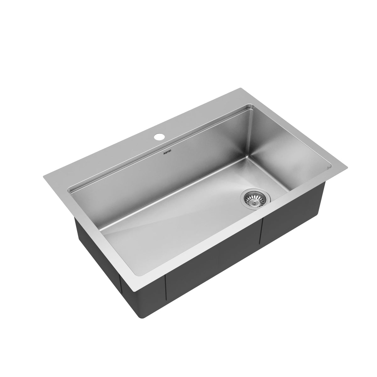 33" Top Mount Large Single Bowl Stainless Steel Workstation Kitchen Sink