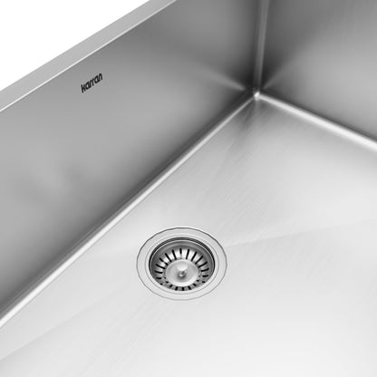 Elite 30" Undermount 16 Gauge Single Bowl Stainless Steel Kitchen Sink with Accessories