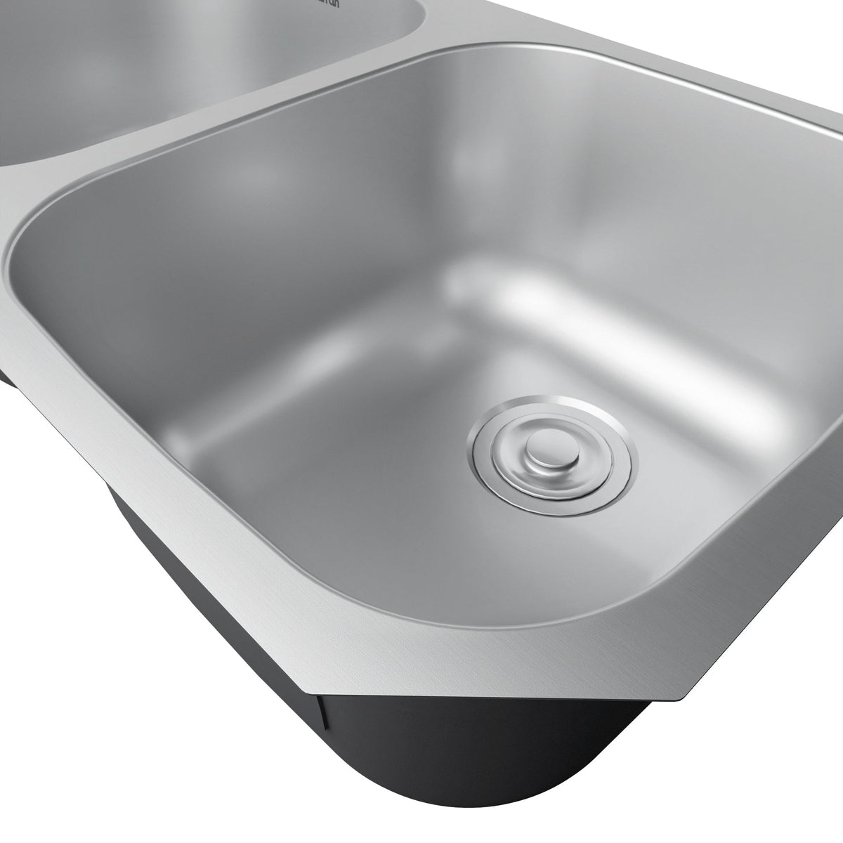 Profile 32" Undermount 18 Gauge Double Bowl Stainless Steel Kitchen Sink with Accessories