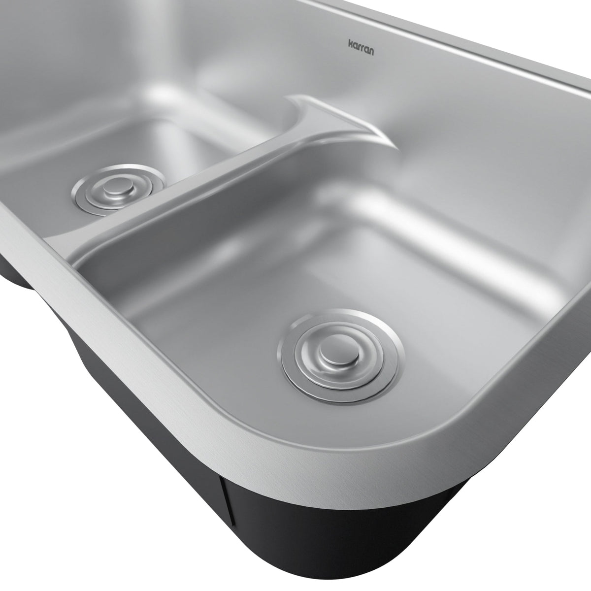 Profile 32" Undermount 18 Gauge Low Divider Double Bowl Stainless Steel Kitchen Sink with Accessories