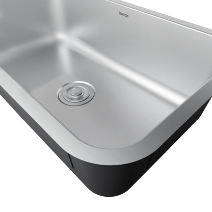 Profile 30" Undermount 18 Gauge Single Bowl Stainless Steel Kitchen Sink with Accessories