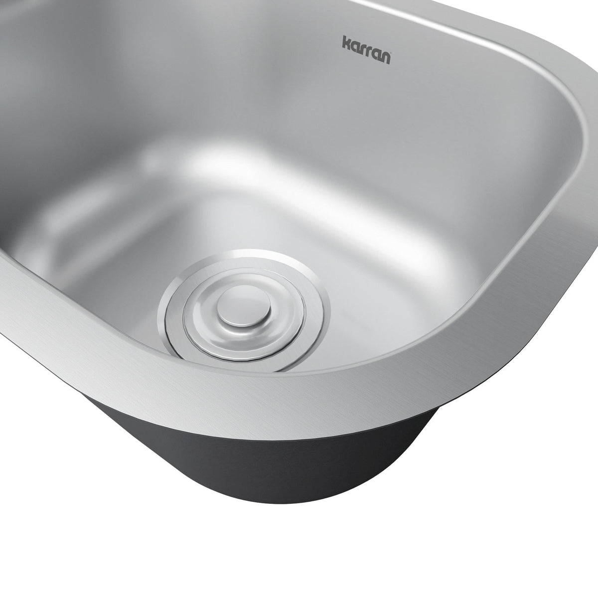 Profile 15" Undermount 18 Gauge Single Bowl Stainless Steel Kitchen Sink with Accessories