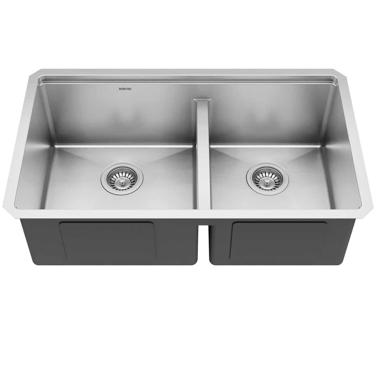 Elite 32" Undermount Workstation 16 Gauge Double Bowl Stainless Steel Kitchen Sink