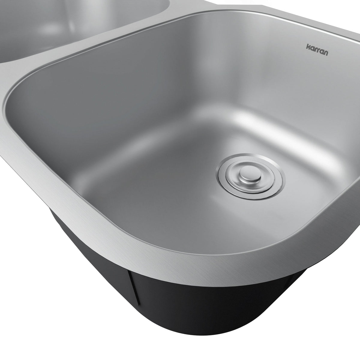 Profile 31" Undermount 18 Gauge Double Offset Bowl Stainless Steel Kitchen Sink with Accessories