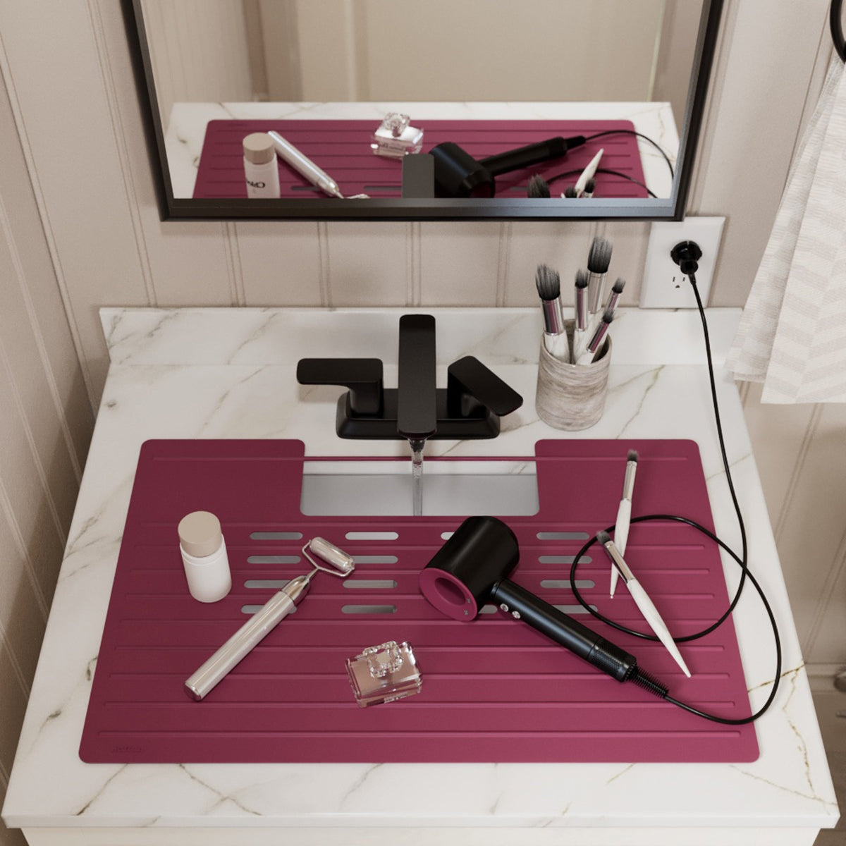 Grape Vanity Bowl Mat
