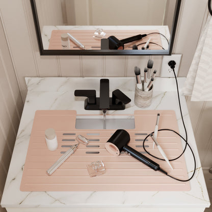 Light Pink Vanity Bowl Mat