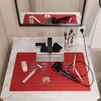 Raspberry Vanity Bowl Mat