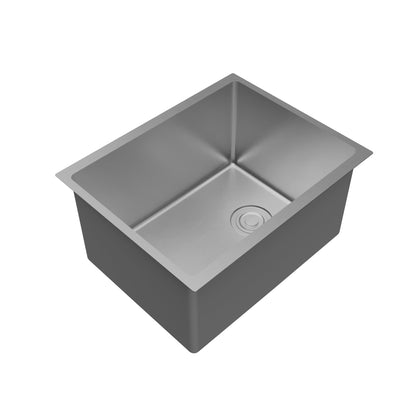 Fusion 23" Undermount Workstation 16 Gauge Single Bowl Laundry/Utility Stainless Steel Sink with Accessories