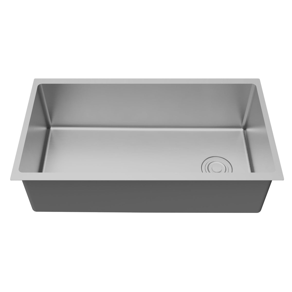 Fusion 33" Undermount 16 Gauge Single Bowl Stainless Steel Sink with Accessories