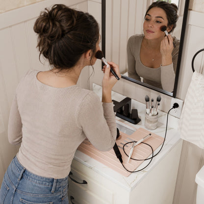 Light Pink Vanity Bowl Mat