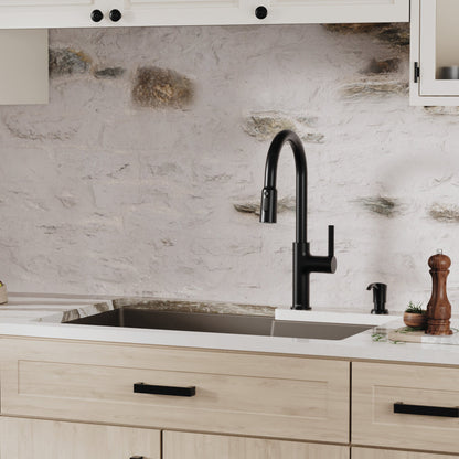 32-1/4" Undermount Double Offset Bowl Quartz Composite Kitchen Sink In Brown