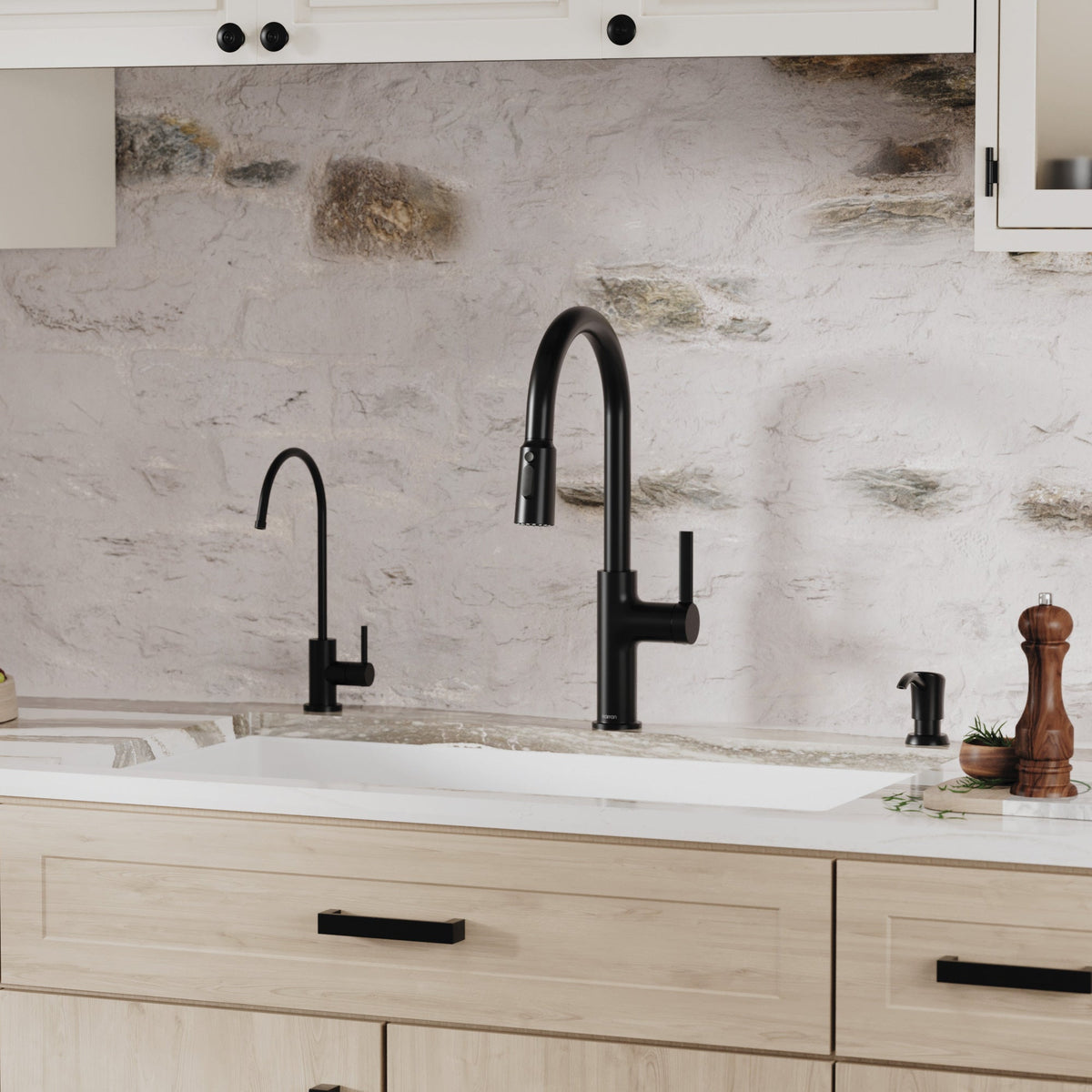 32-3/8" Undermount Large Single Bowl Quartz Composite Kitchen Sink In White