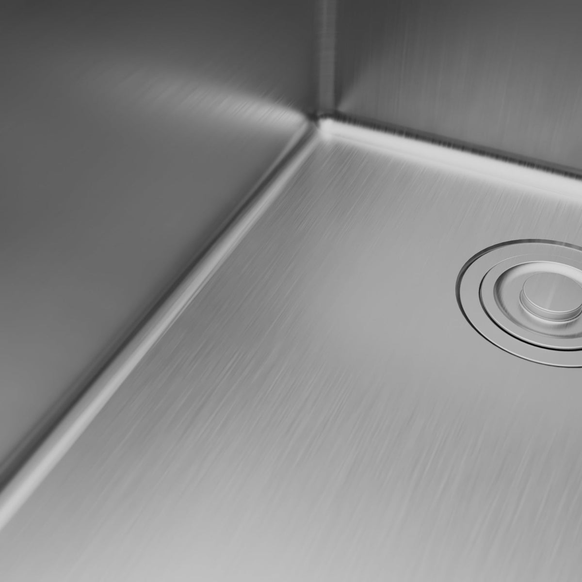 Fusion 33" Top Mount 16 Gauge Single Bowl Stainless Steel Sink with Accessories