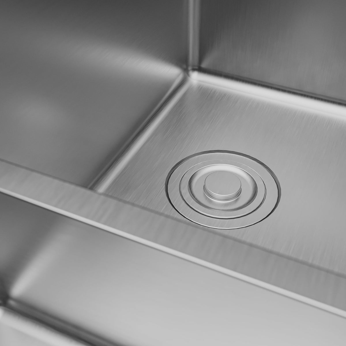 Fusion 33" Undermount Workstation 16 Gauge Double Bowl Stainless Steel Sink with Accessories