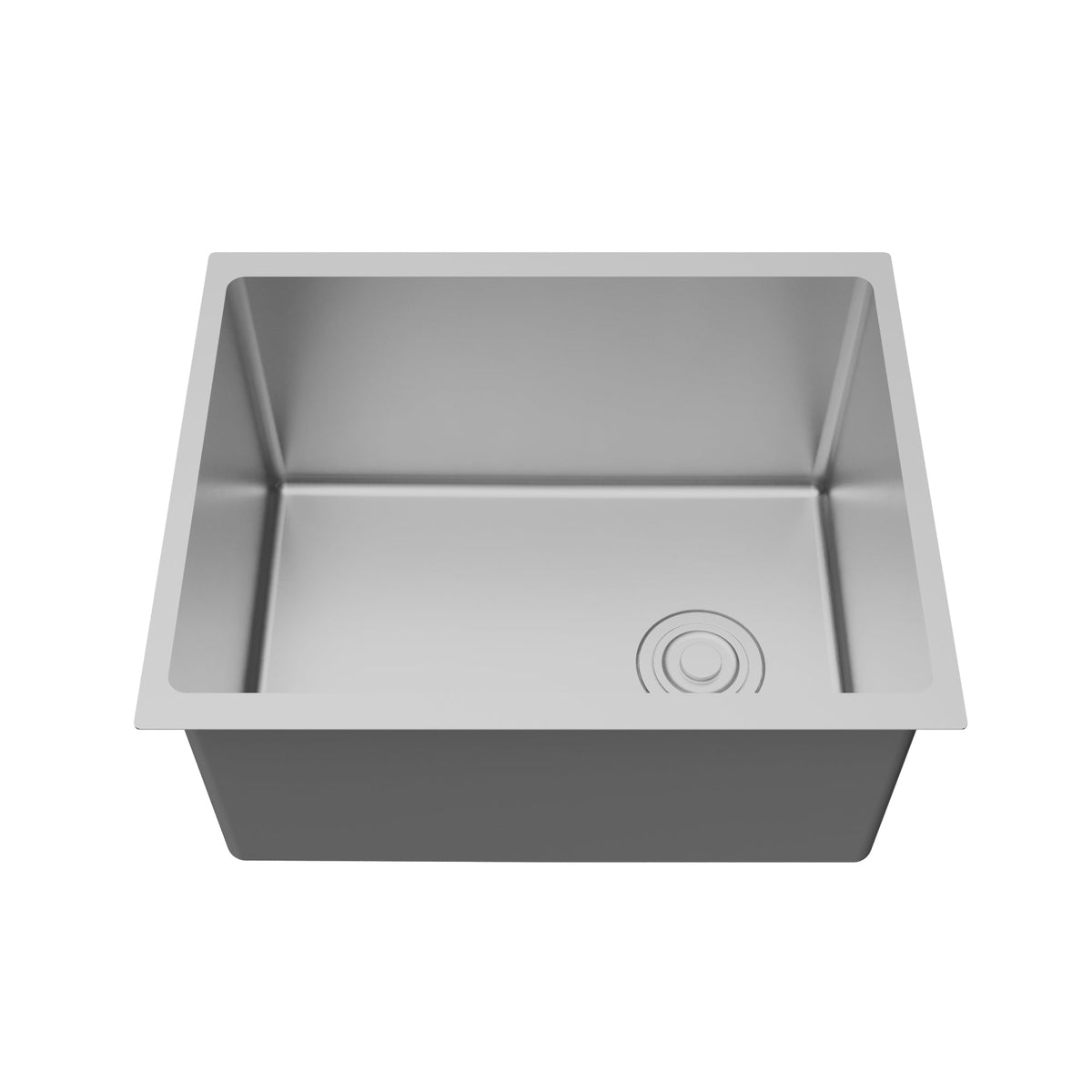 Fusion 23" Undermount 16 Gauge Single Bowl Laundry/Utility Stainless Steel Sink with Accessories
