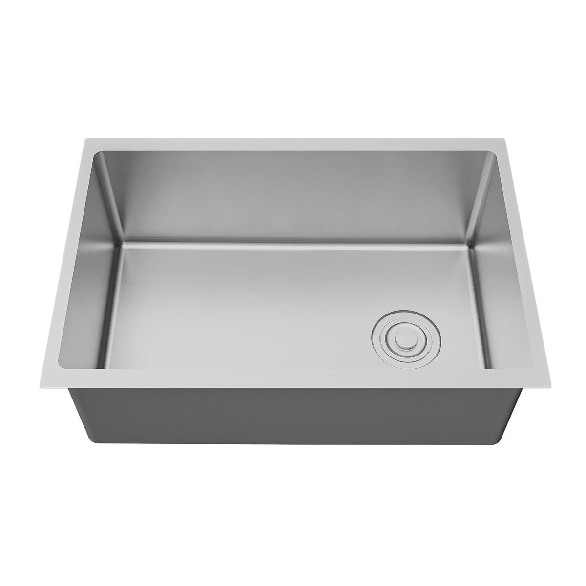 Fusion 27" Undermount 16 Gauge Single Bowl Stainless Steel Sink with Accessories
