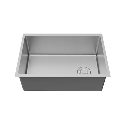 Fusion 27" Undermount Workstation 16 Gauge Single Bowl Stainless Steel Sink with Accessories