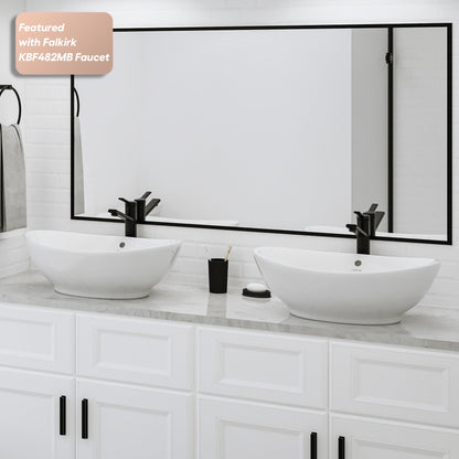 23" Vessel Vitreous China Bathroom Sink In White