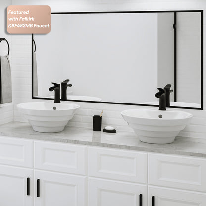 18" Vessel Vitreous China Bathroom Sink In White