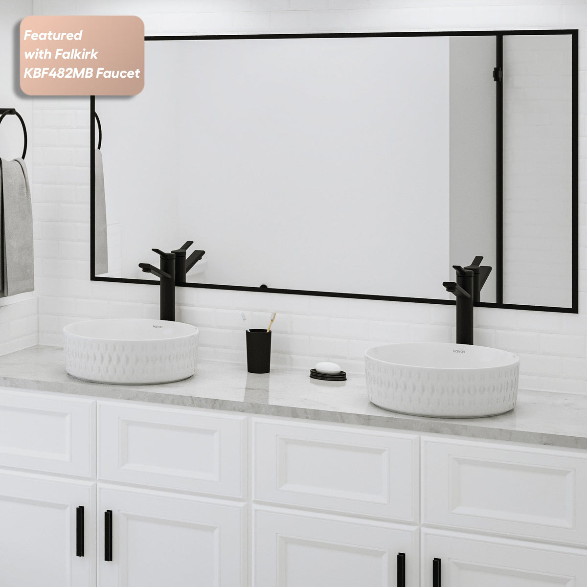 14" Vessel Vitreous China Bathroom Sink In White