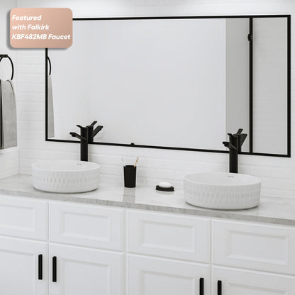 14" Vessel Vitreous China Bathroom Sink In White